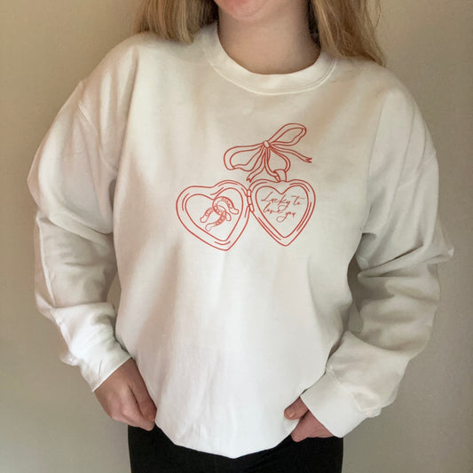 Love locket western crewneck | Valentines sweatshirt