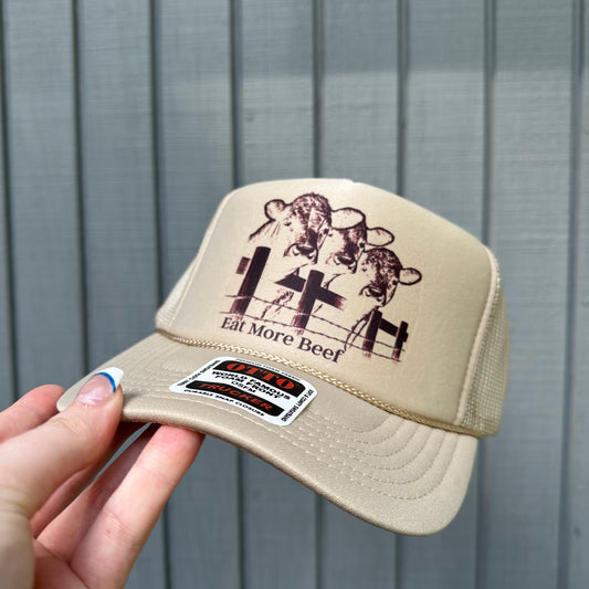 Eat more beef trucker hat