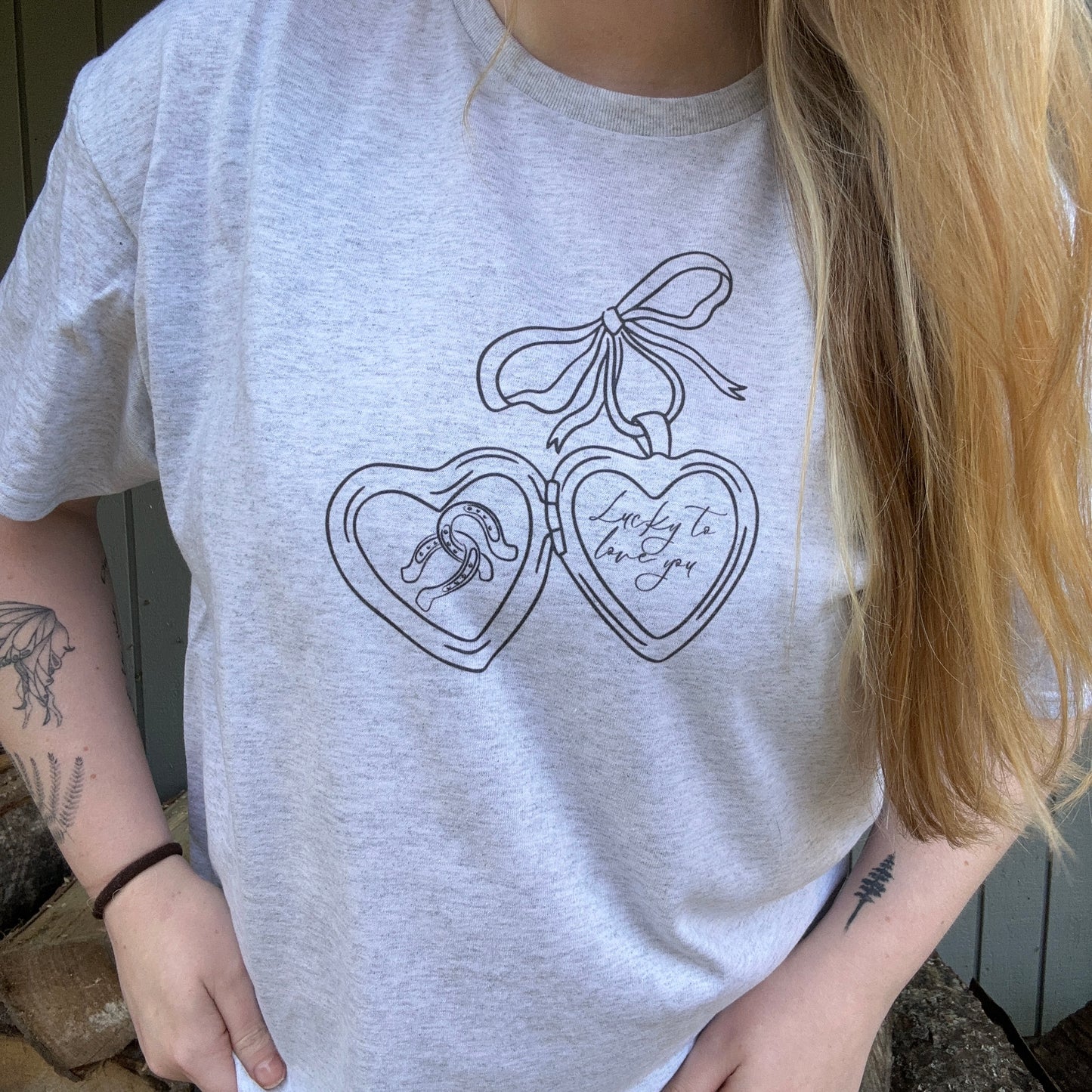 Love locket western tee | Western Valentines Shirt