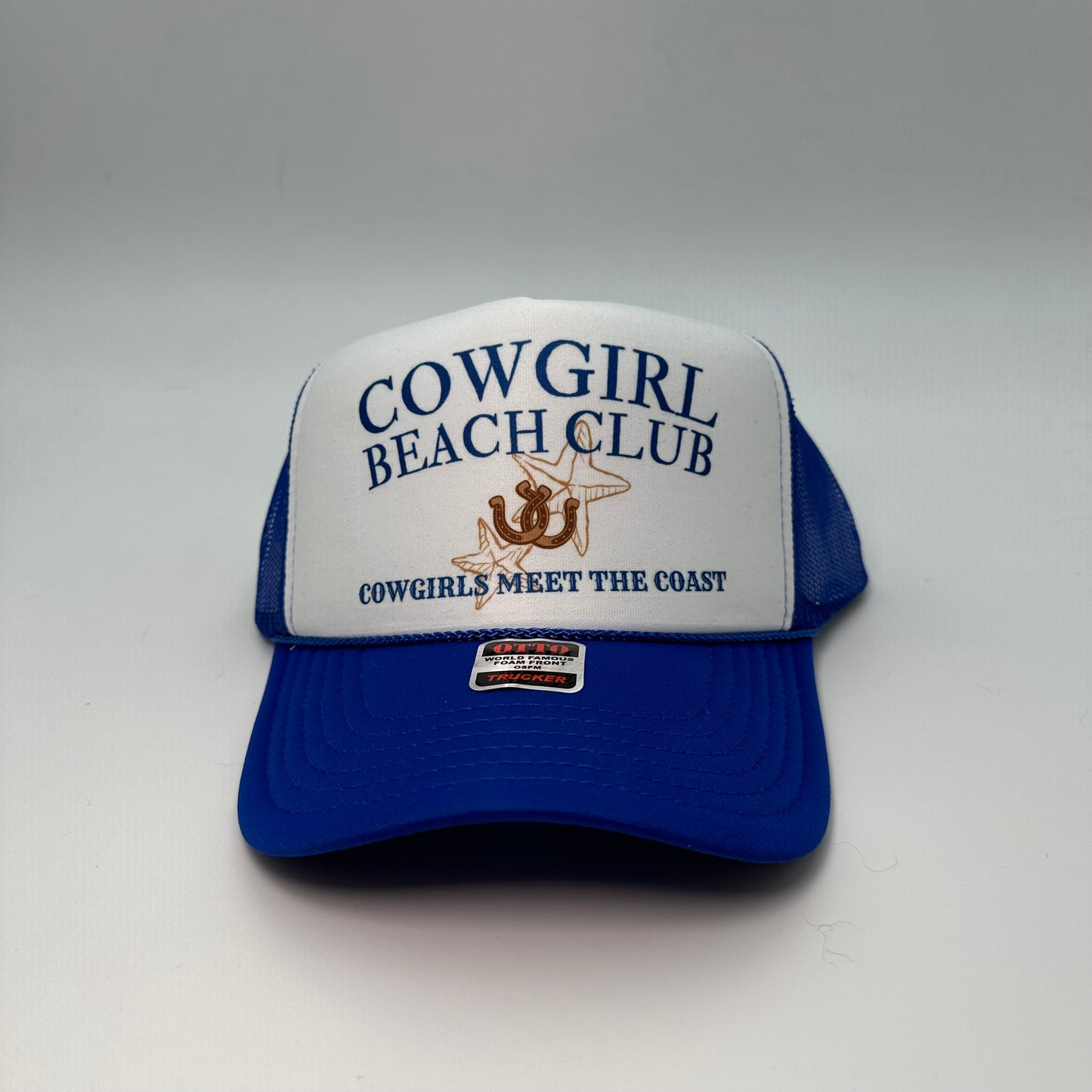 Cowgirl beach club trucker hat| coastal cowgirl hat