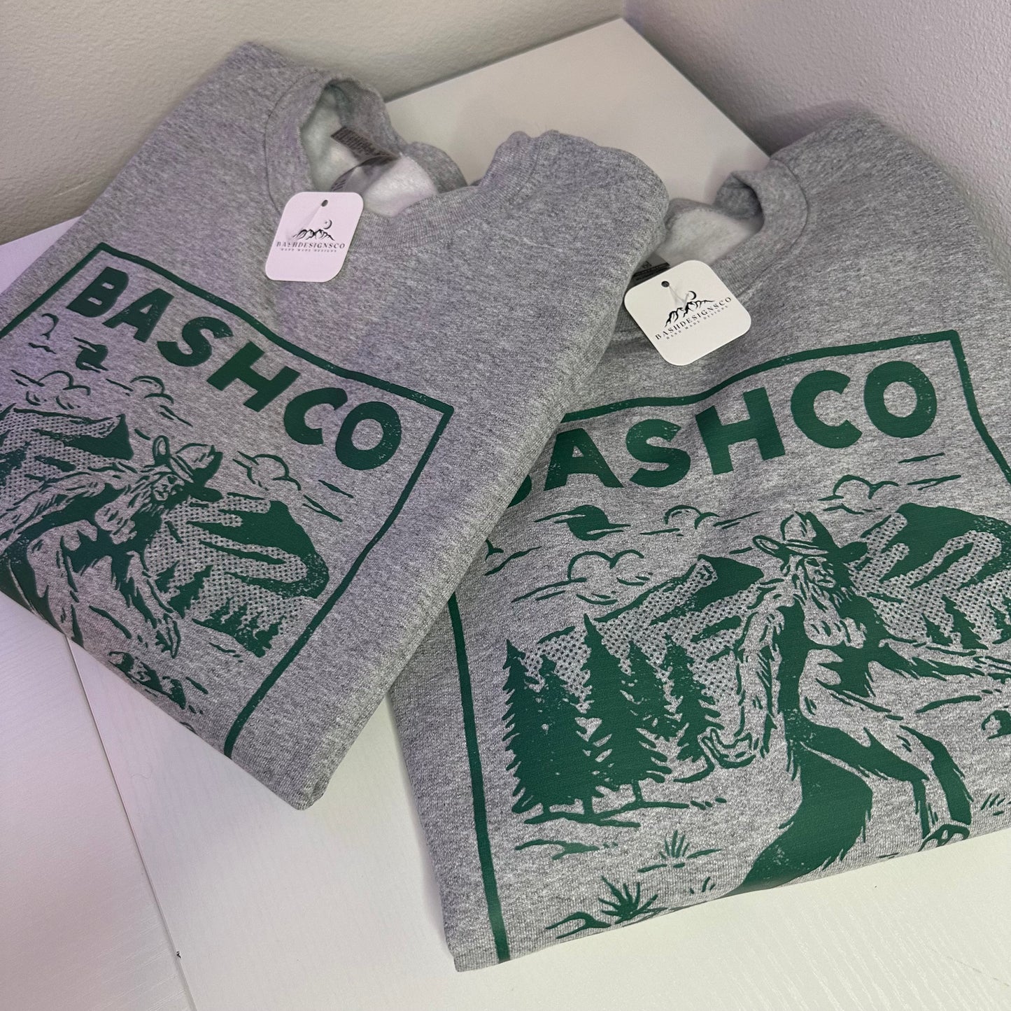 Cowboy Bigfoot western crewneck