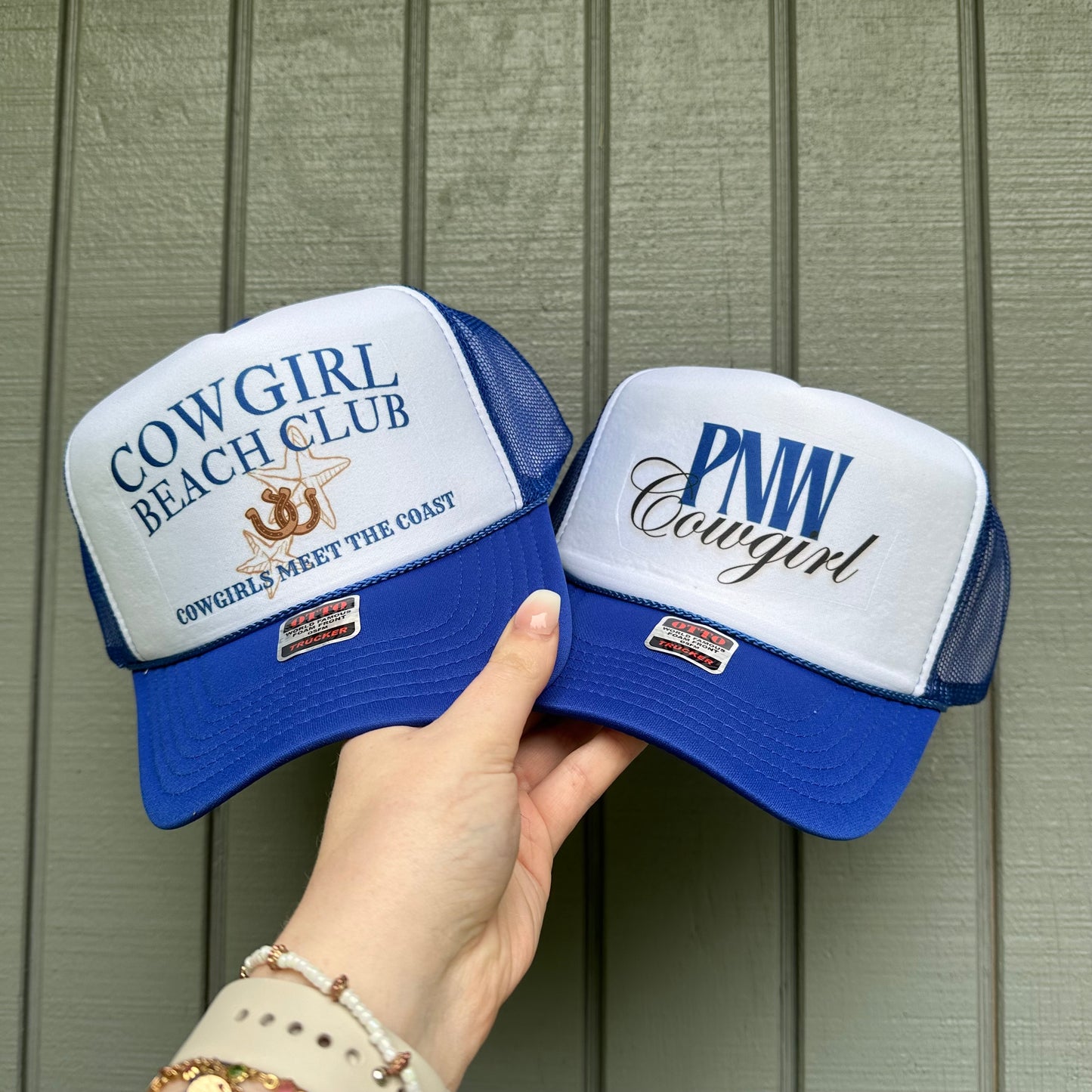 Cowgirl beach club trucker hat| coastal cowgirl hat