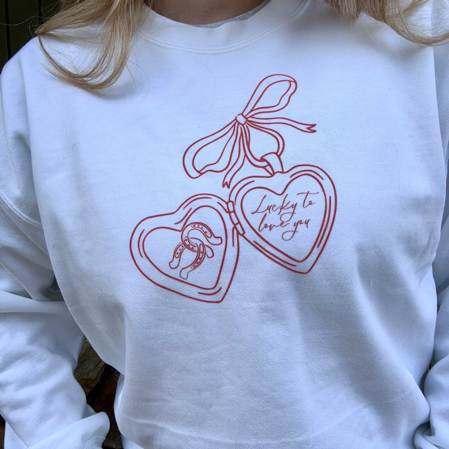 Love locket western crewneck | Valentines sweatshirt