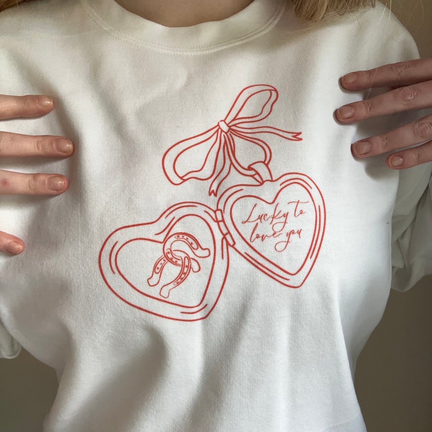 Love locket western crewneck | Valentines sweatshirt