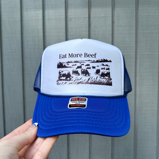 Eat more beef trucker hat