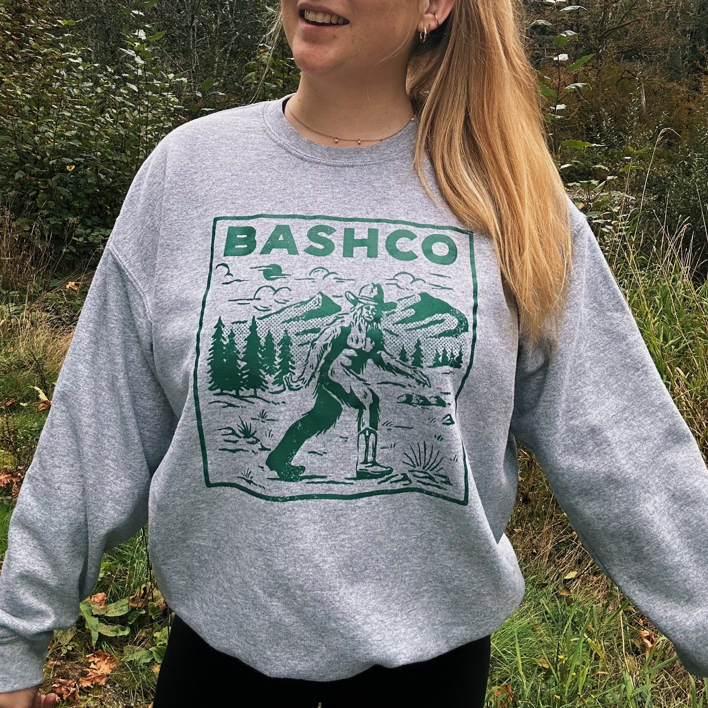 Cowboy Bigfoot western crewneck