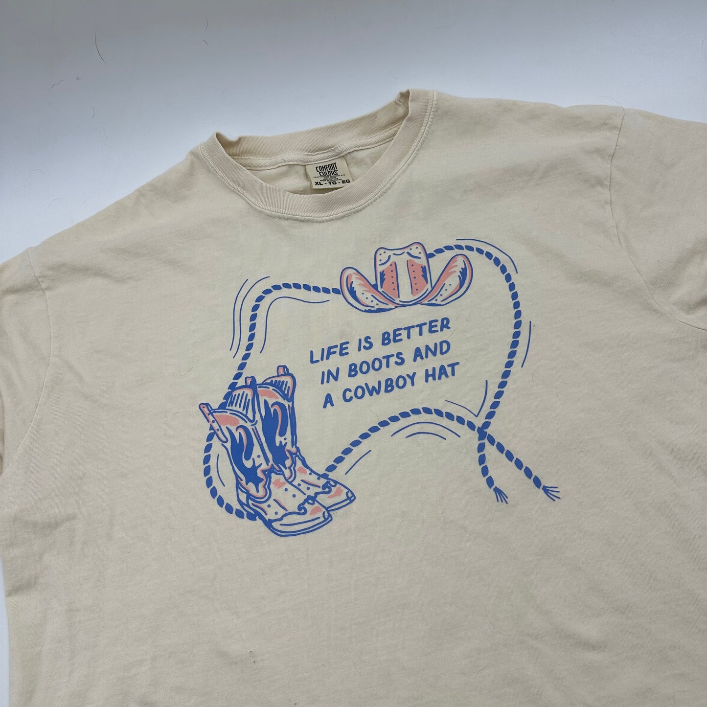 Life’s better in boots tee