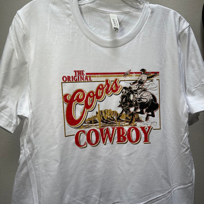 Coors cowboy tee