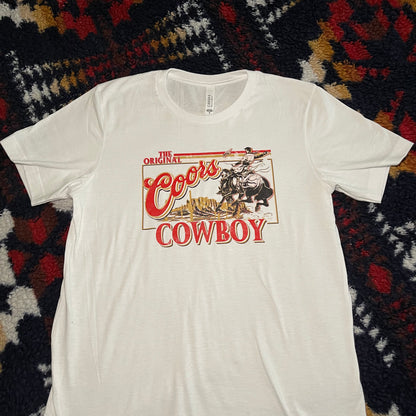 Coors cowboy tee