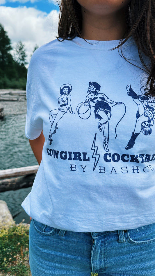 Cowgirl Cocktails T-shirt | Costal cowgirl Tee