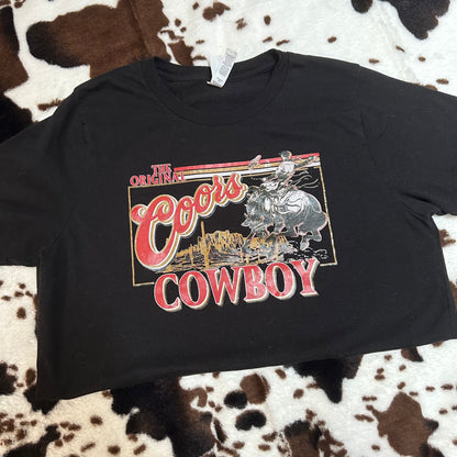 Coors cowboy tee