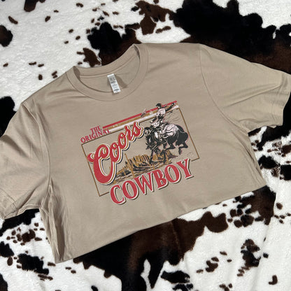 Coors cowboy tee